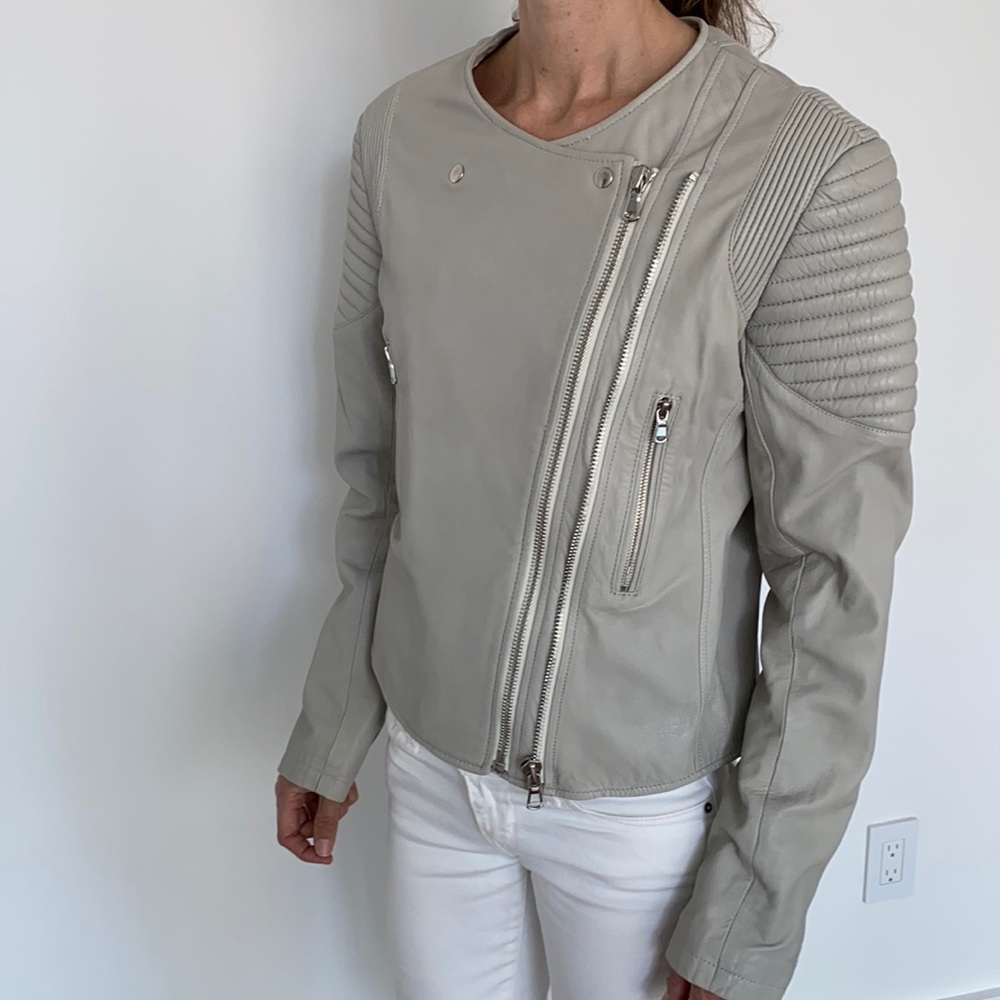 Brogden Leather Moto Jacket
